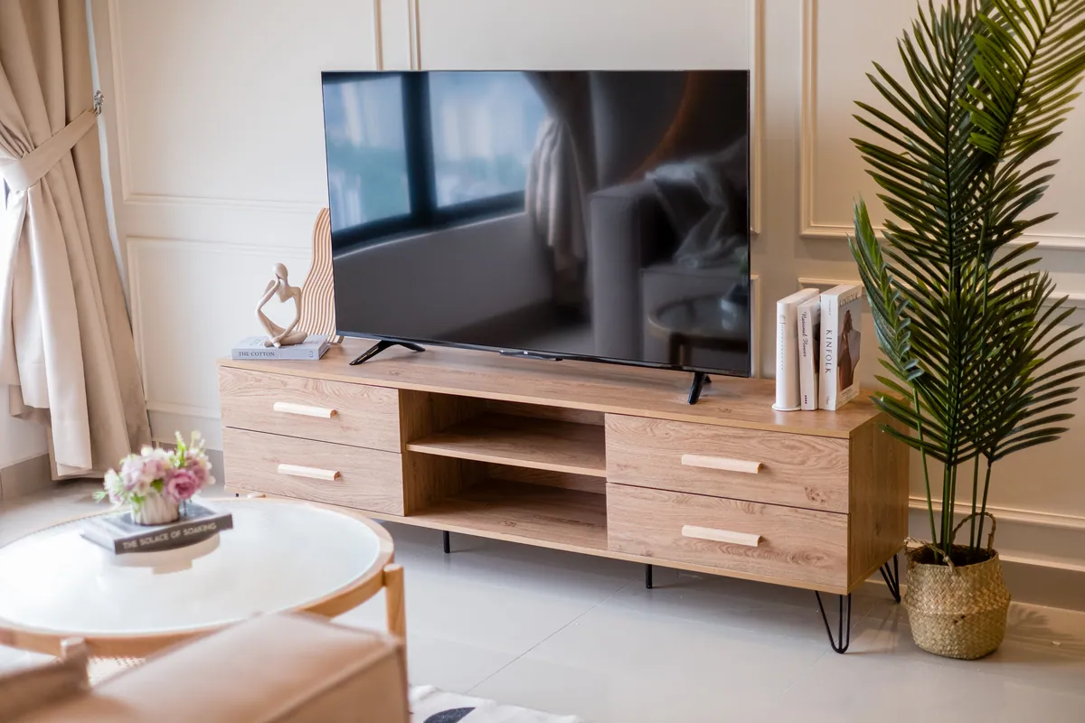 The Smart TV in the living room